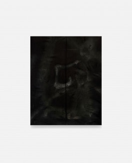 Minimalist black painting painted by the minimalist artist Esther Miquel based in Barcelona, Spain.