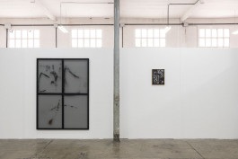 Installation view at Groc Projects by Esther Miquel and Xavi Cerre. Curated by Esther Miquel.